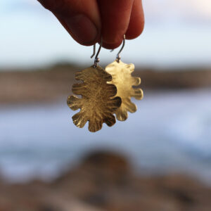 boucles d'oreilles-feuilles d'automne-les métalleuses en fusion